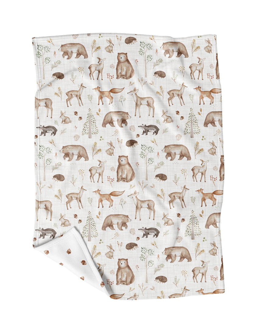 My little blanket - Woodland Friends - Veille sur toi