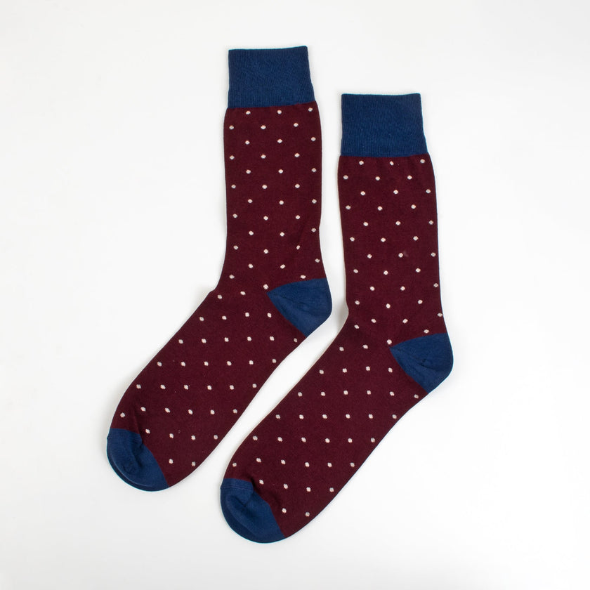 Royal Polka Dots
