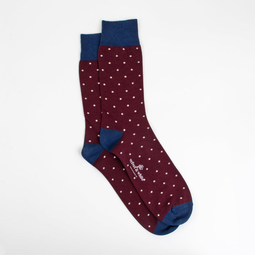 Royal Polka Dots