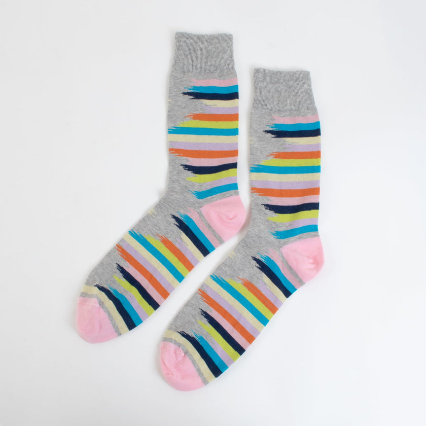 Grey Grunge Stripes