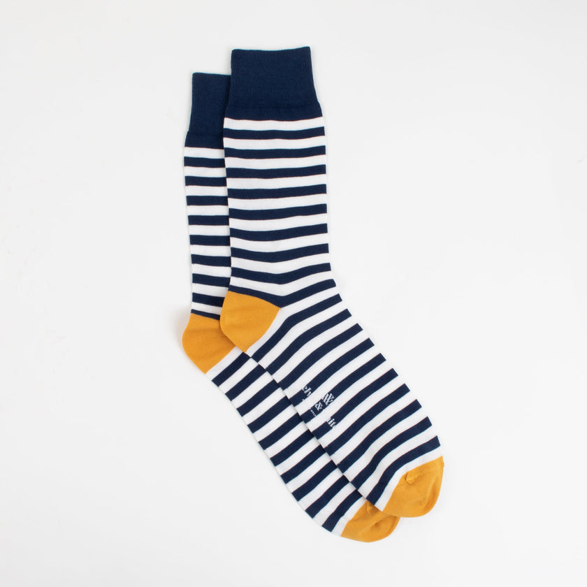 Blue and White Stripes