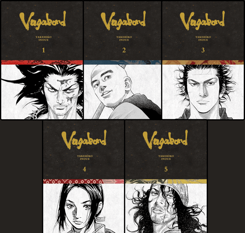 Vagabond Definitive Edition Manga Set (Vols. 1-5)