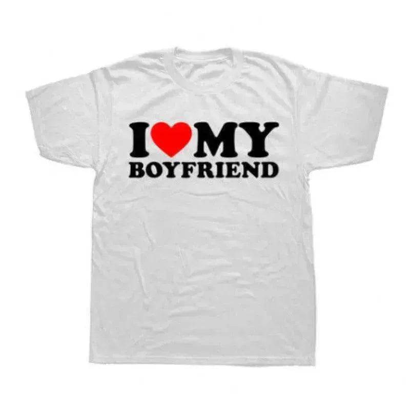 Valentine's Day I Love My Girlfriend Men's T-shirt