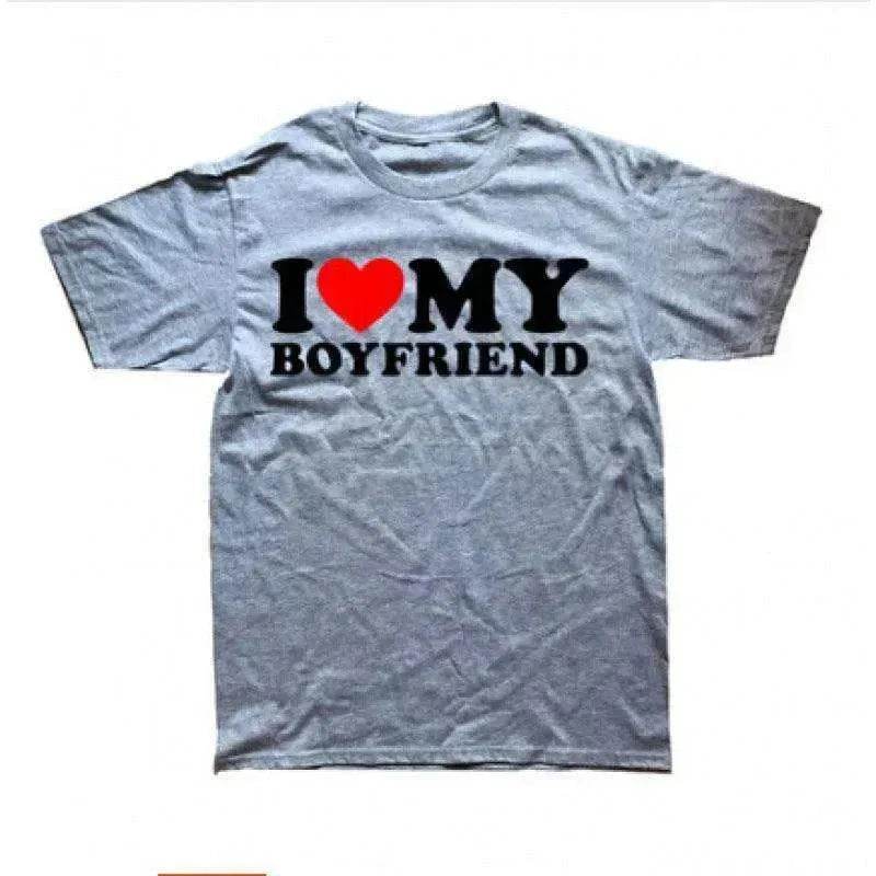 Valentine's Day I Love My Girlfriend Men's T-shirt