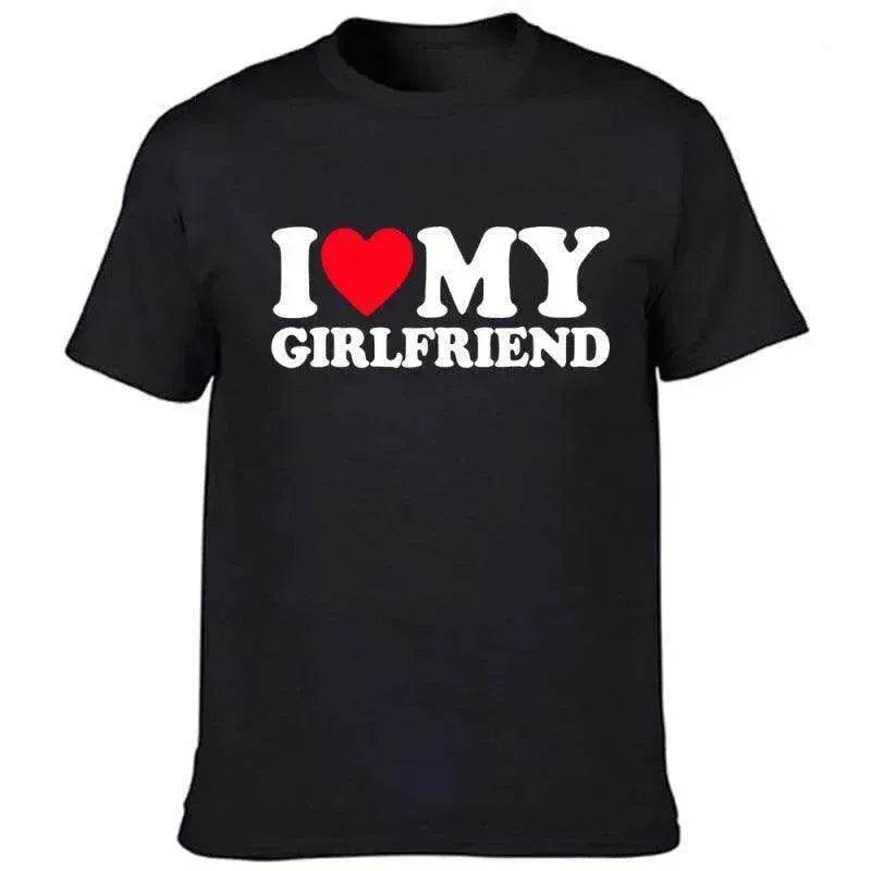 Valentine's Day I Love My Girlfriend Men's T-shirt
