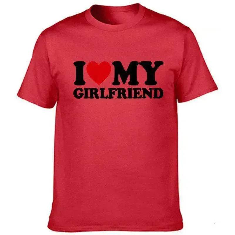 Valentine's Day I Love My Girlfriend Men's T-shirt