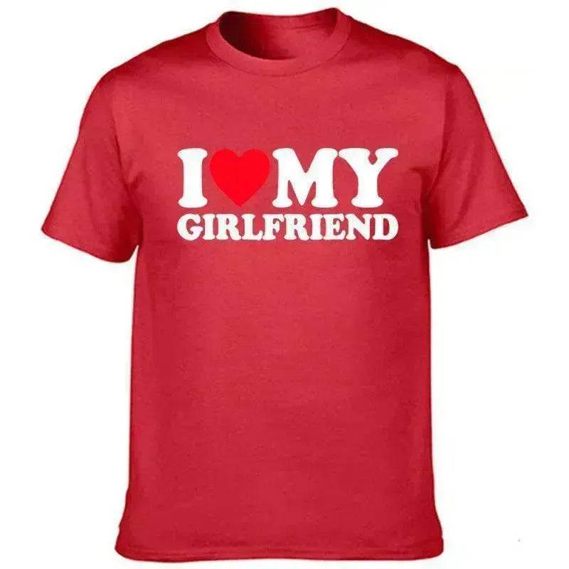 Valentine's Day I Love My Girlfriend Men's T-shirt