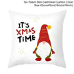 Valentine's Day Red Cartoon Letter Series Peach Skin Sofa Pillowcase