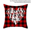 Valentine's Day Red Cartoon Letter Series Peach Skin Sofa Pillowcase