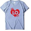 Valentine's Day Red LOVE Heart Letter