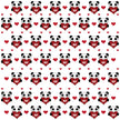 Panda Bear Valentine HTV