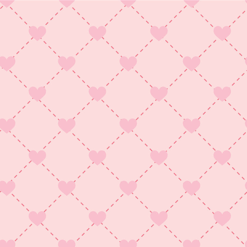 Valentines Geometric Hearts Adhesive Vinyl #2