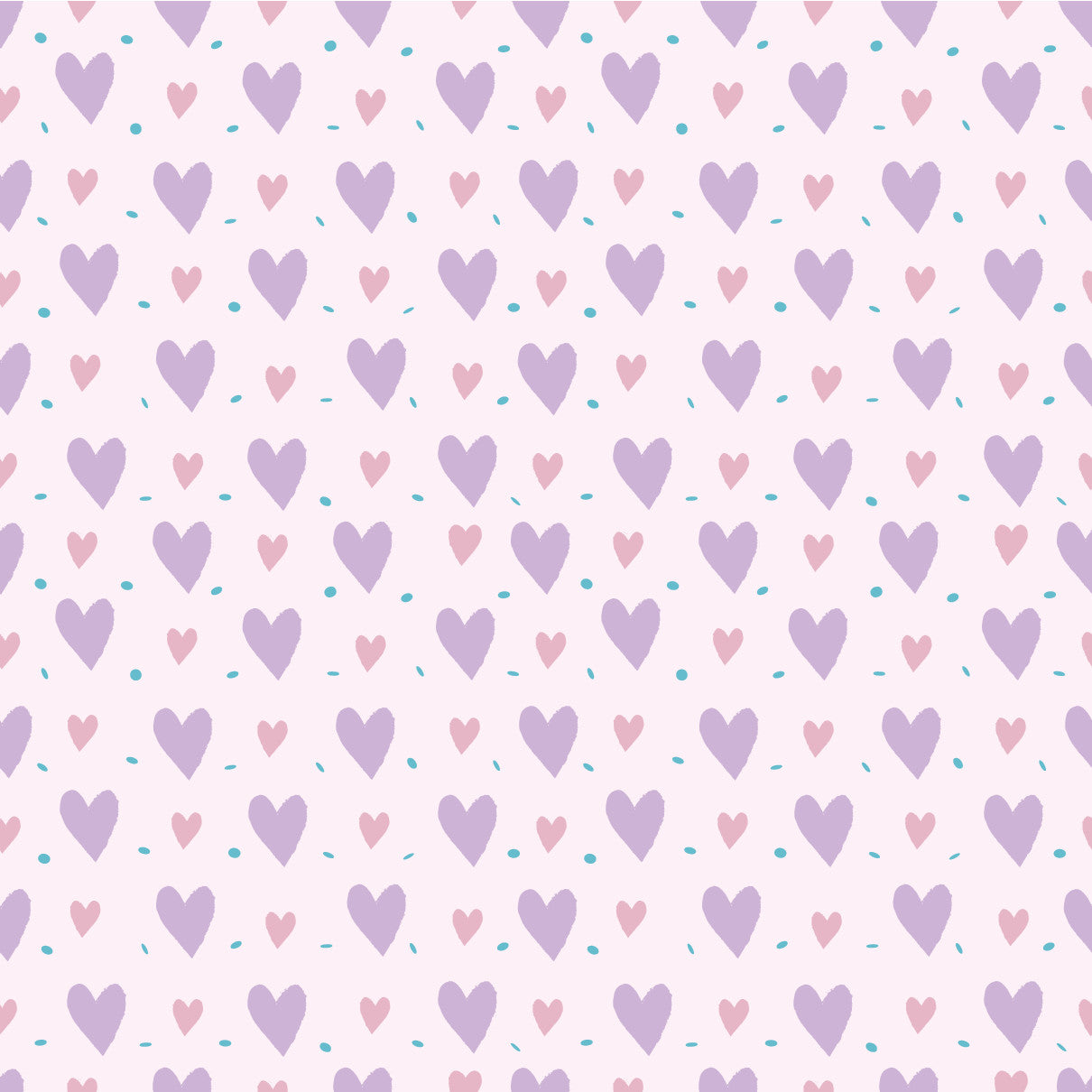 Valentines Hearts Purple HTV#2