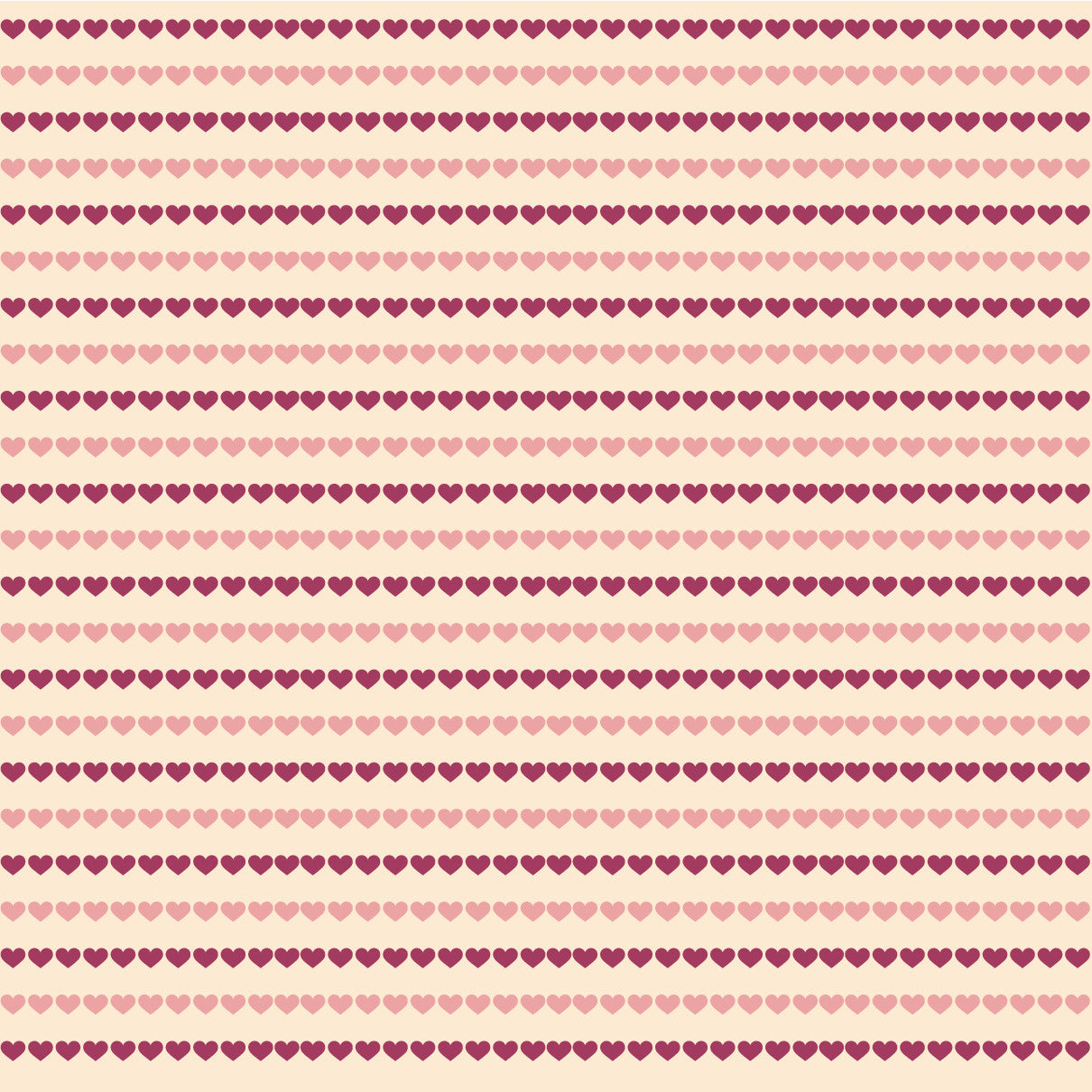 Valentines Hearts Stripes HTV