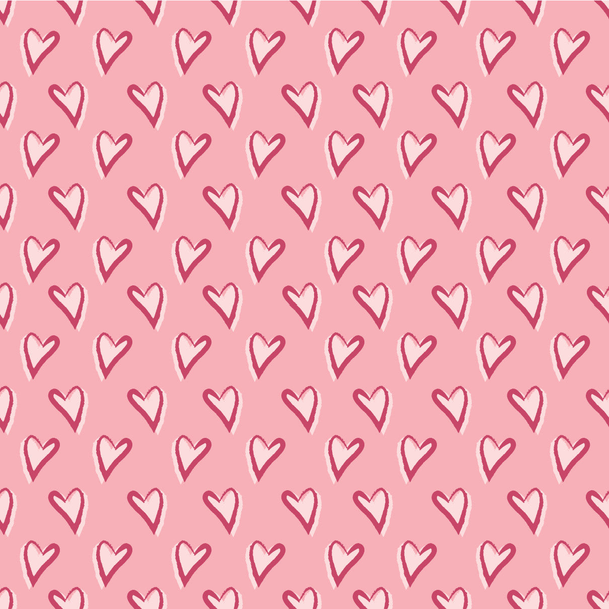 Valentines Hearts Border Adhesive Vinyl #2