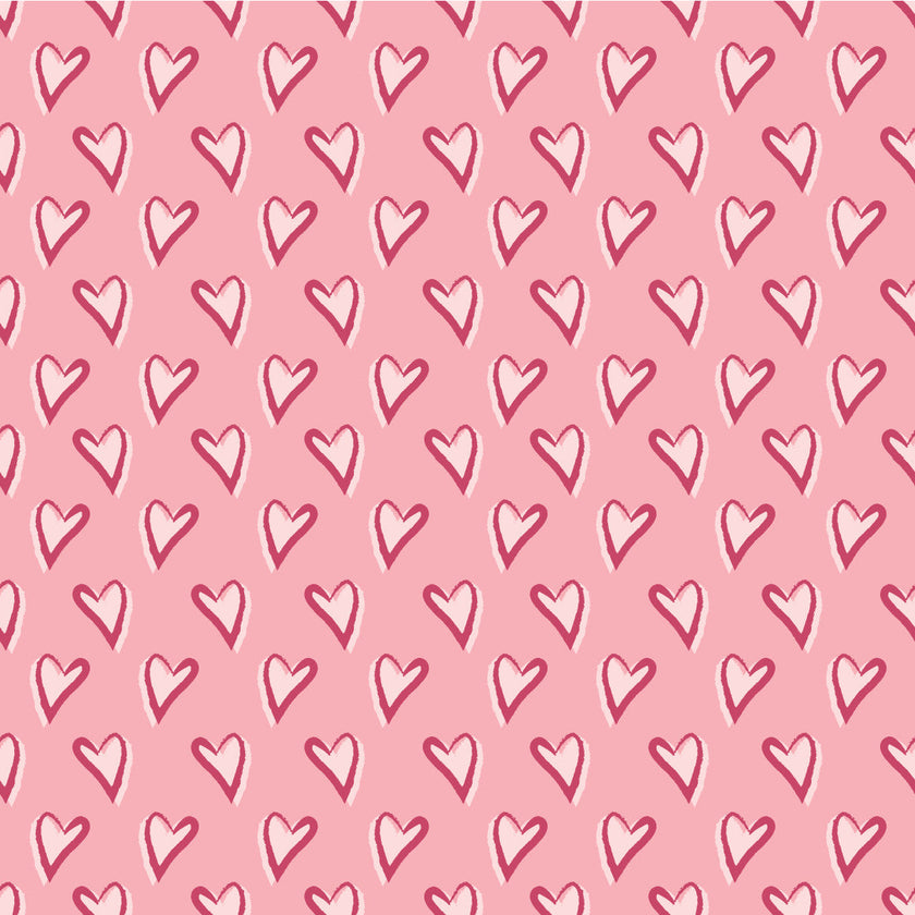 Valentines Hearts Border Adhesive Vinyl #2