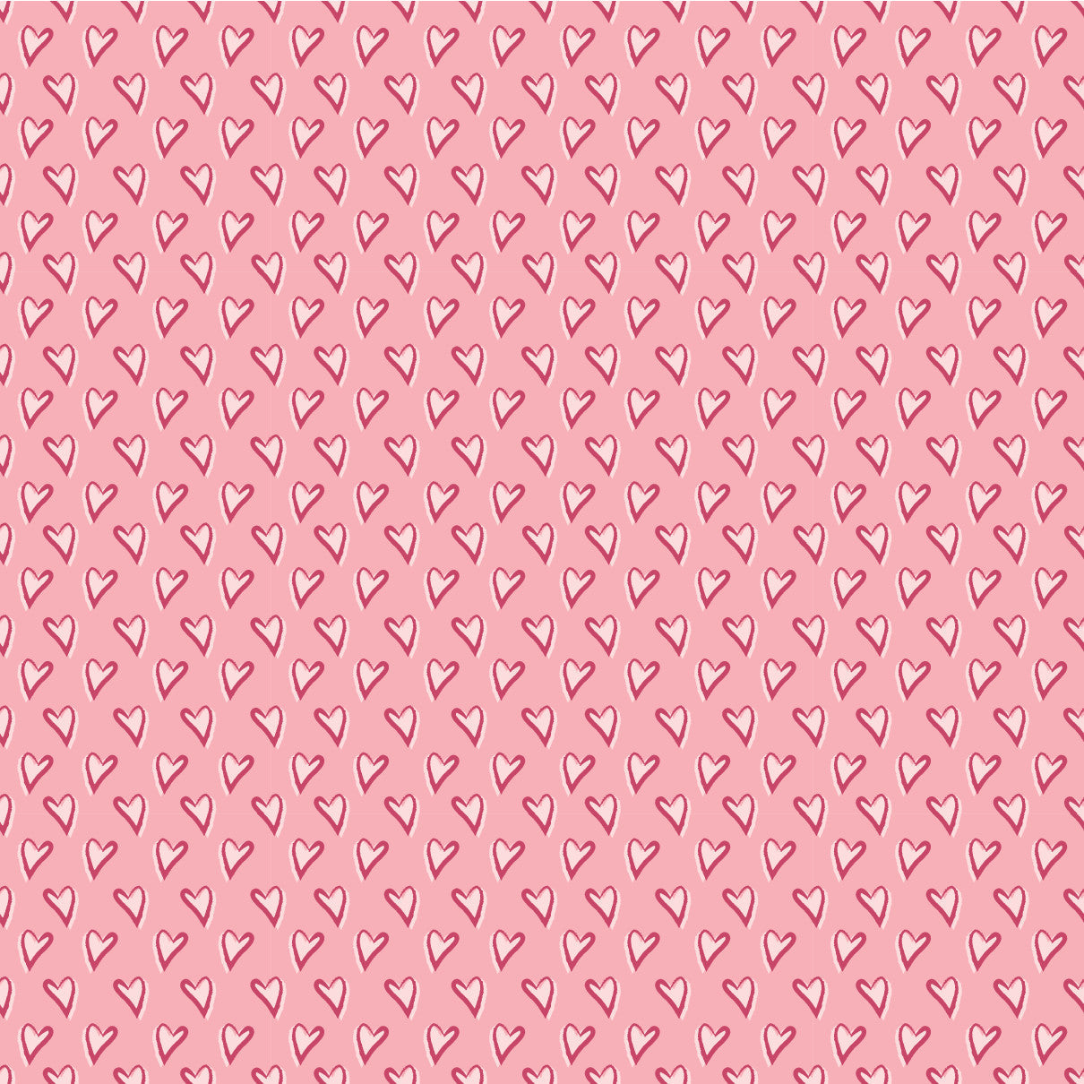 Valentines Hearts Border Adhesive Vinyl #3