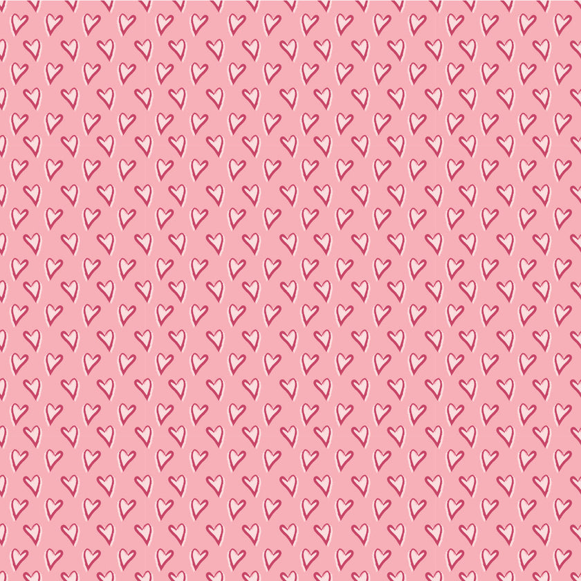 Valentines Hearts Border Adhesive Vinyl #3