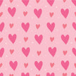 Valentines Hearts Pink Adhesive Vinyl