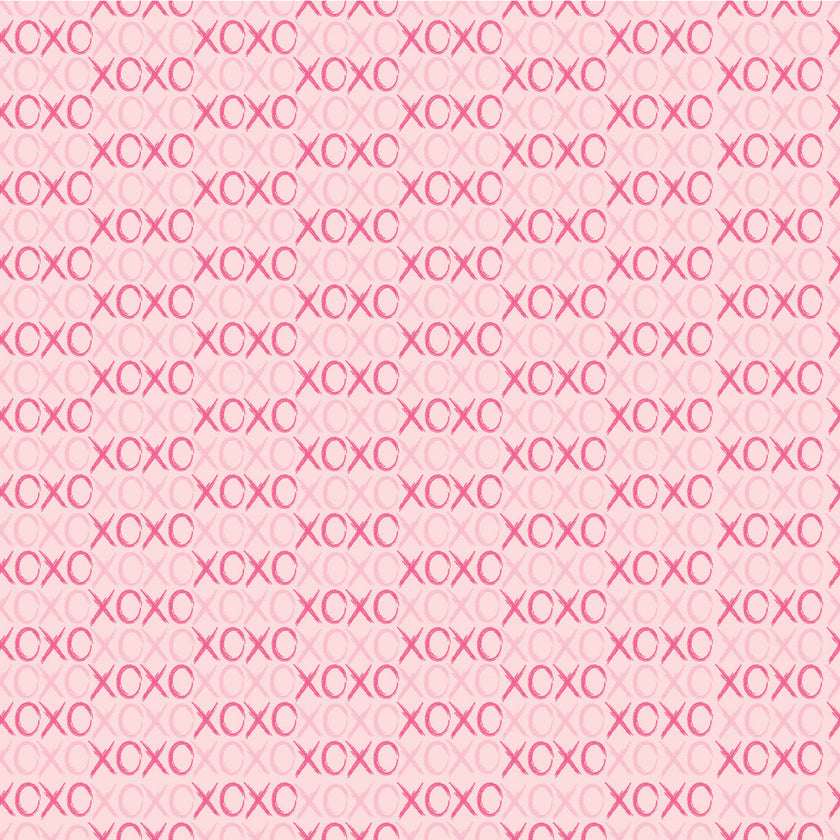 Valentines XOXO Pink Adhesive Vinyl