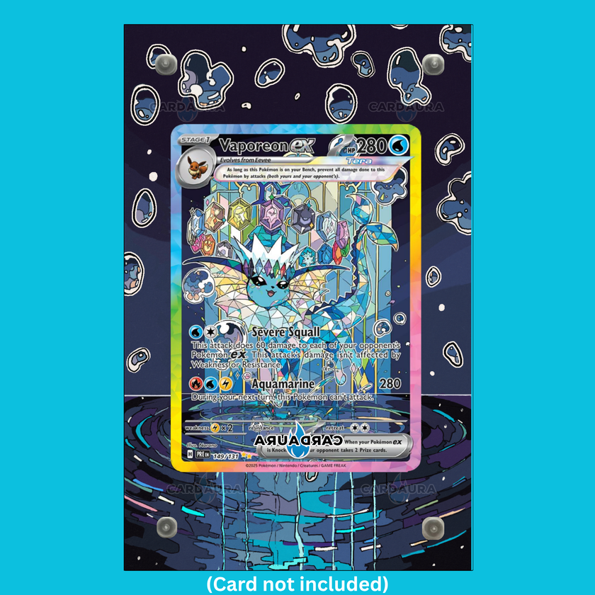Vaporeon EX 149/131 Prismatic Evolution (Ungraded) Display Case