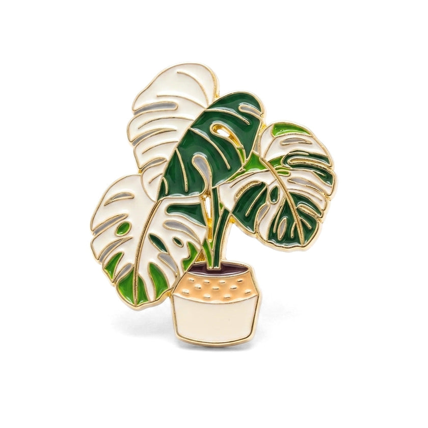 Variegated Monstera Plant | Collectible Pin