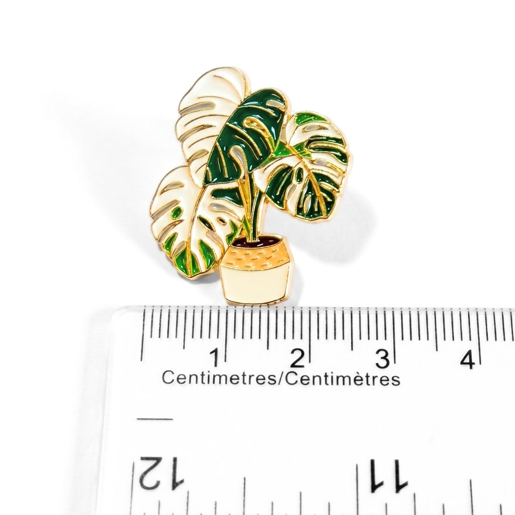 Variegated Monstera Plant | Collectible Pin