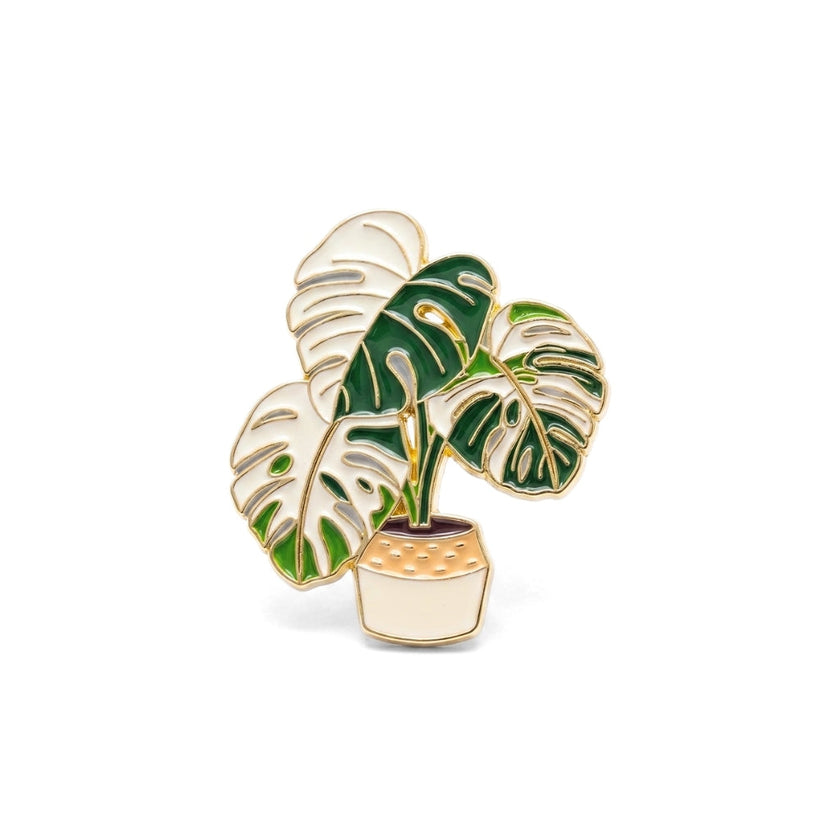 Variegated Monstera Plant | Collectible Pin
