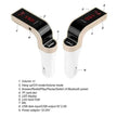 Vehicle Bluetooth Receiver With USB Charger