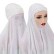 Veiled Arab  Ladies Chiffon Turban Scarf Set