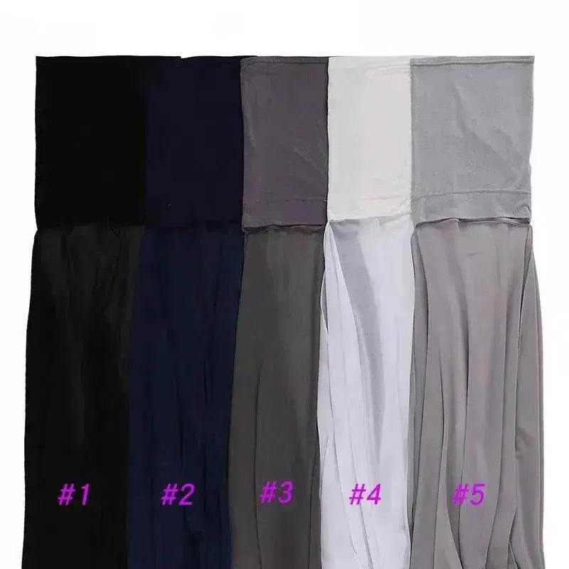 Veiled Arab  Ladies Chiffon Turban Scarf Set