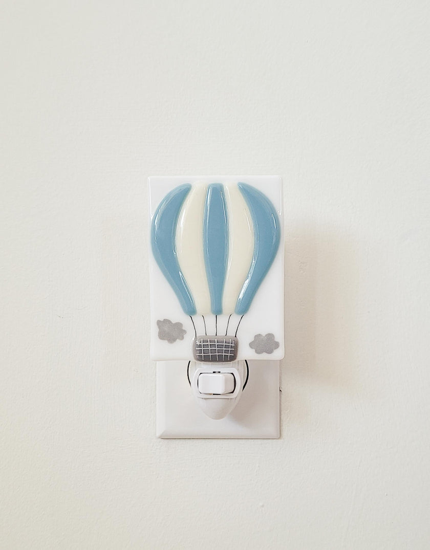 Night Light - Hot Air Balloon Ride - Alpine blue - Veille sur toi
