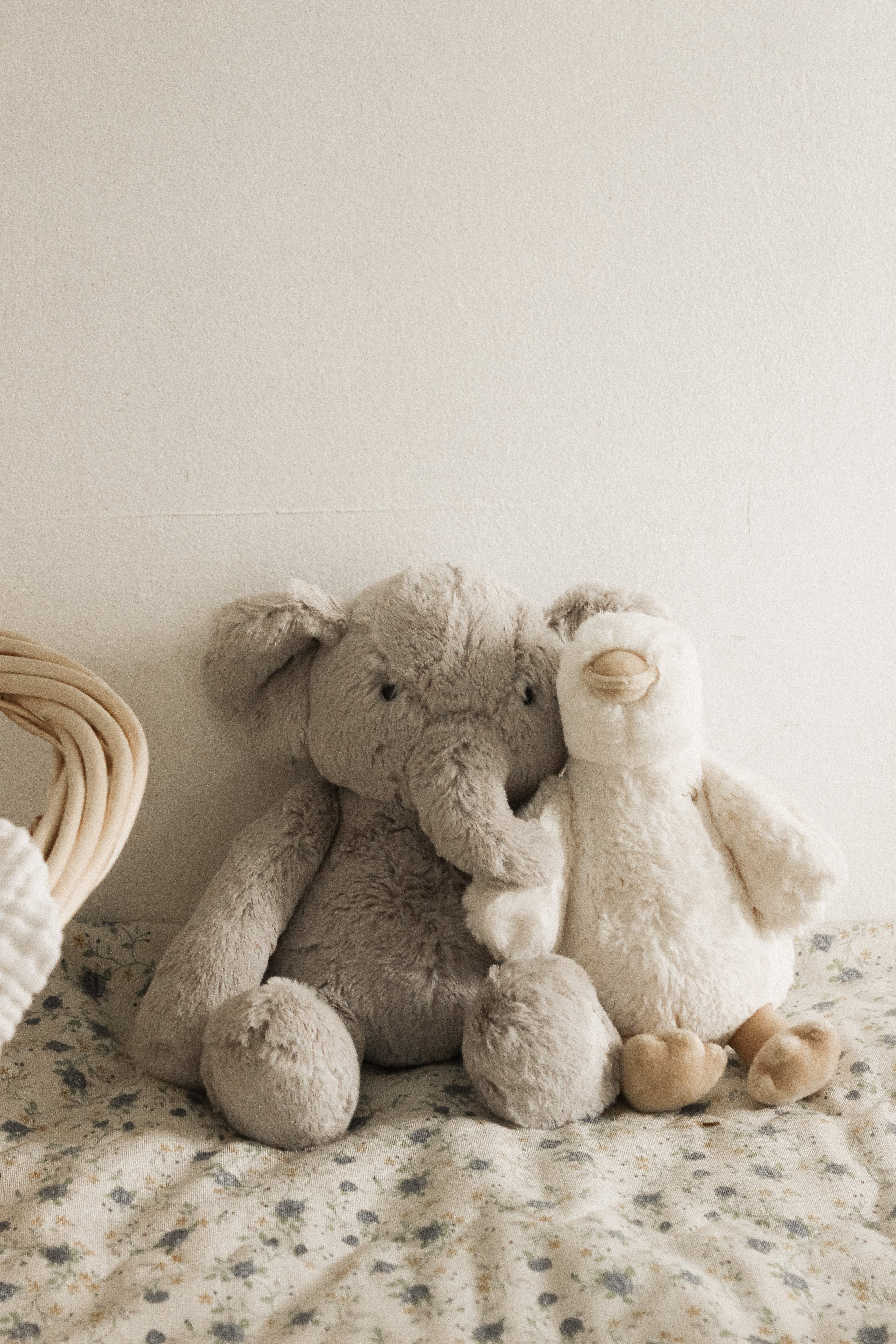 Plush - Olive the Grey Elephant - Snuggle Bunnies