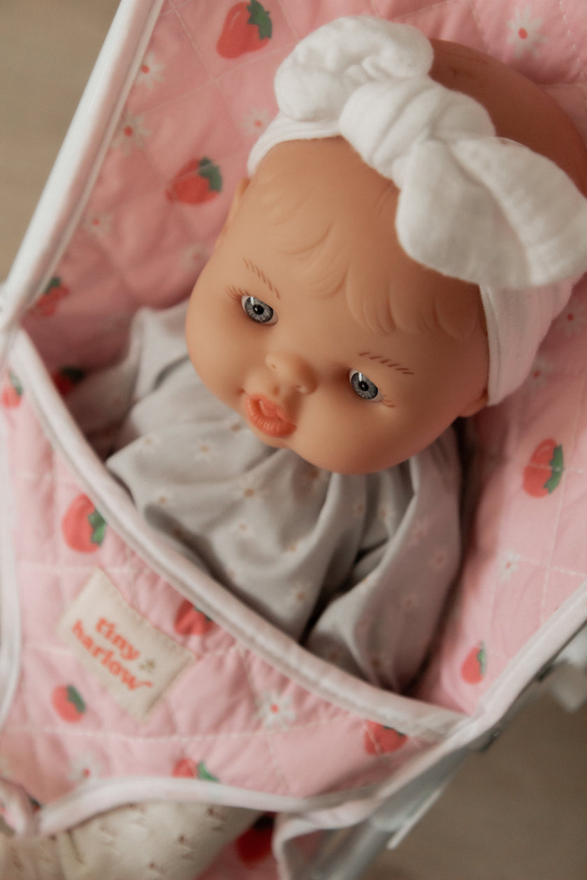 Doll stroller - strawberry - Tiny Harlow