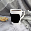 Velour - Black Band Porcelain Mug With Handle