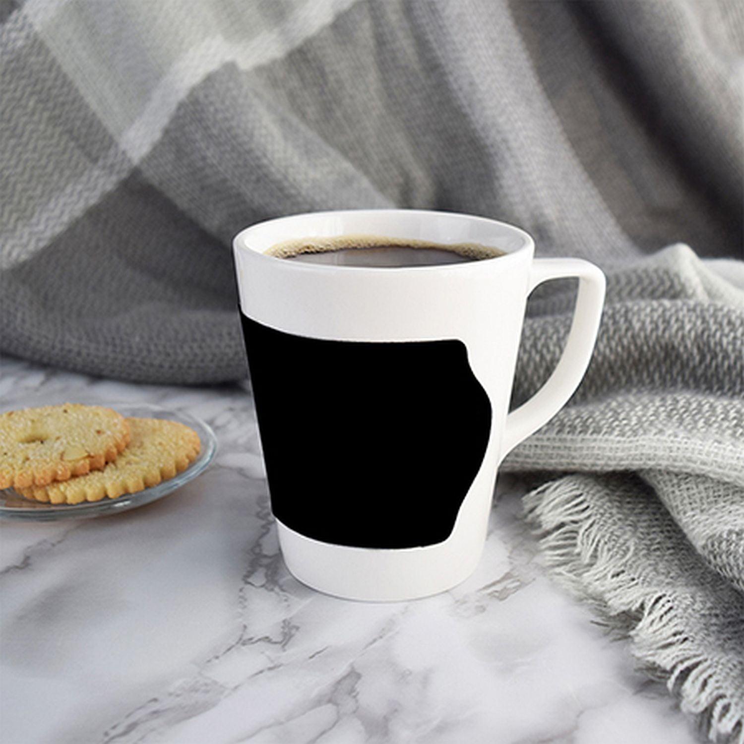 Velour - Black Band Porcelain Mug With Handle
