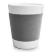 Mug en porcelaine Velour - Bande grise