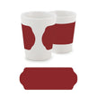 Tasse en porcelaine Velour - Red Band