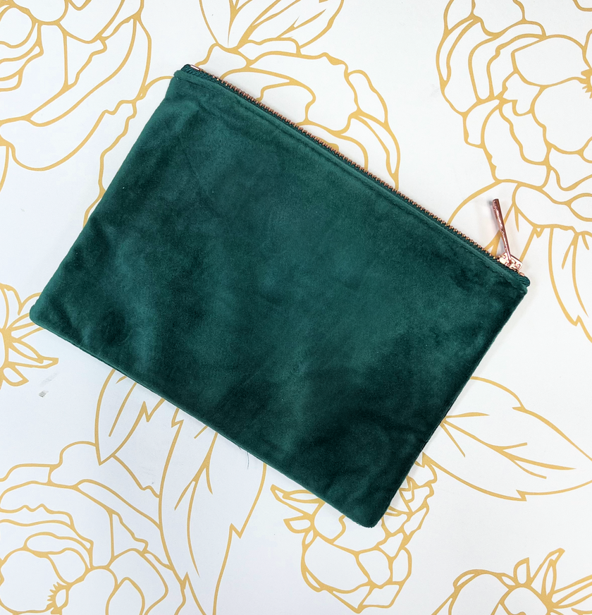 Velvet Make Up Cases - 4 colour options