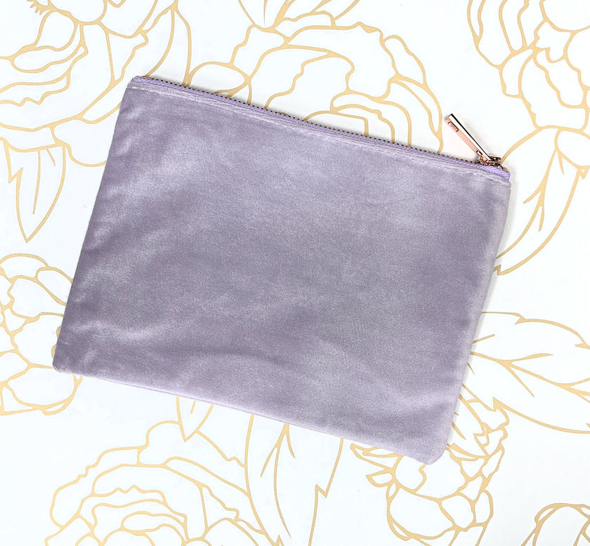Velvet Make Up Cases - 4 colour options