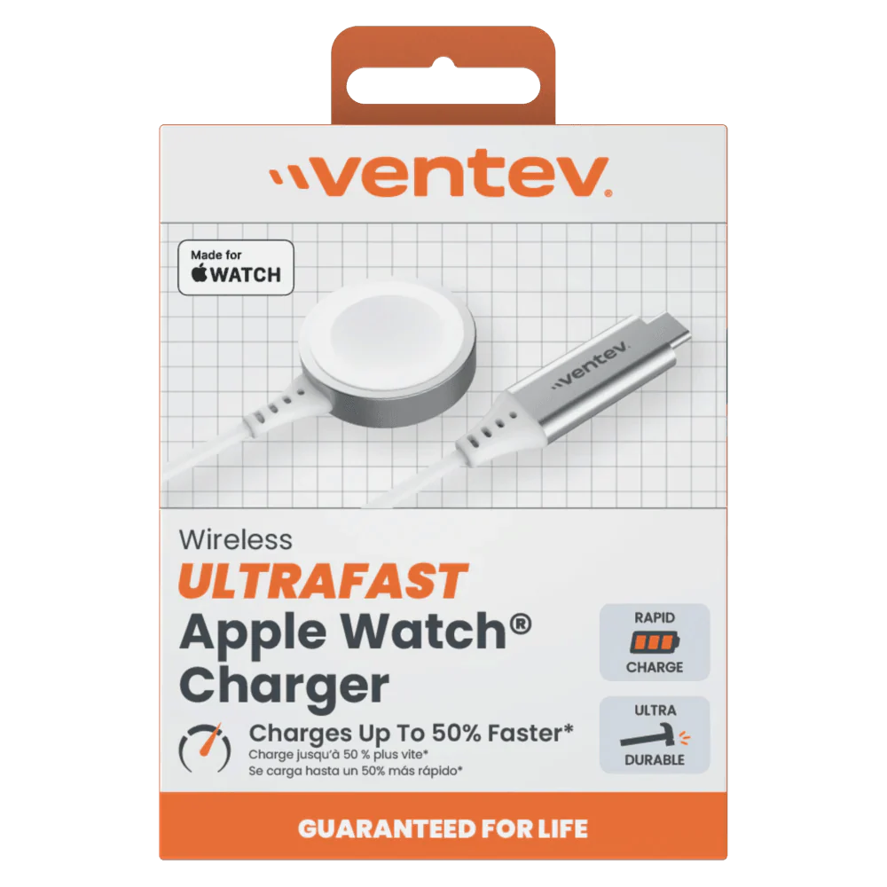 Ventev - Apple Watch Charger Ultra Fast MFI Rapid - White