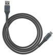Ventev - Charge & Sync USB-C to USB-A Cable 10ft Alloy - Steel Gray (AC10 - STL256519)