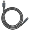 Ventev - Charge & Sync USB-C to USB-A Cable 10ft Alloy - Steel Gray (AC10 - STL256519)