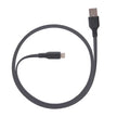 Ventev - Charge & Sync USB-C to USB-A Cable 3.3ft Flat High Speed - Gray