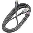Ventev - Charge & Sync USB-C to USB-C 20 Cable 10ft Alloy Gray