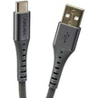 Ventev - Charge & Sync USB-C to USB-C 20 Cable 10ft Alloy Gray