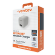 Ventev - Chargeur mural 1 port 12W 2.4 amp USB-A - Blanc