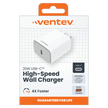 Ventev - Wall Charger 1 Port 20W USB-C  - White