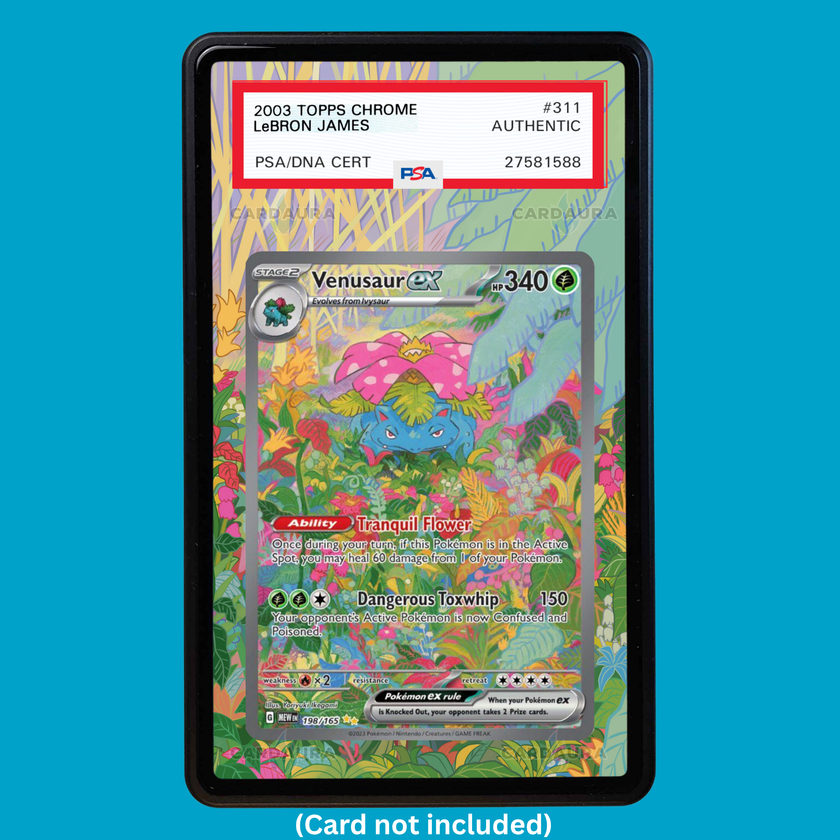 Venusaur 198/165 151 (Graded) Display Case