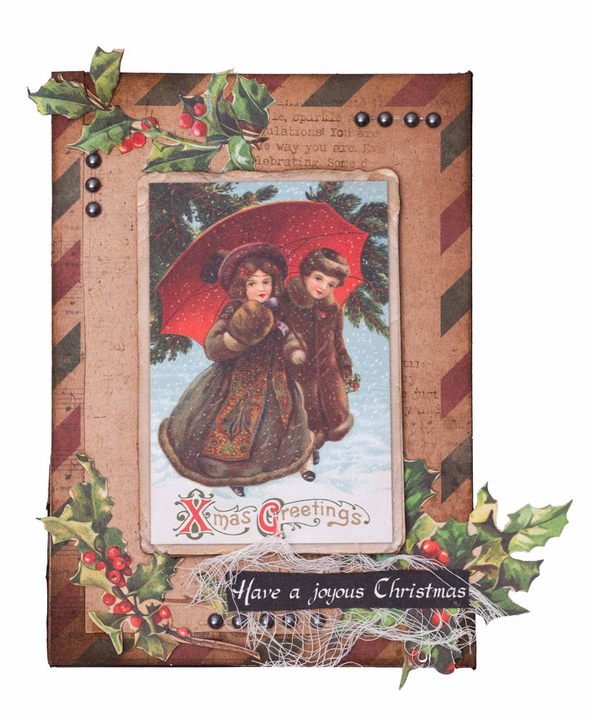 SL Mixed Paper Pad Vintage Christmas Essentials 36 Sheets